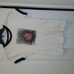 Bella T-shirt. Size small. Baseball style.